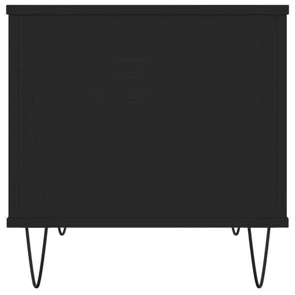 Schwarzer Couchtisch Lagusi 60x44,5x45cm (Holz)