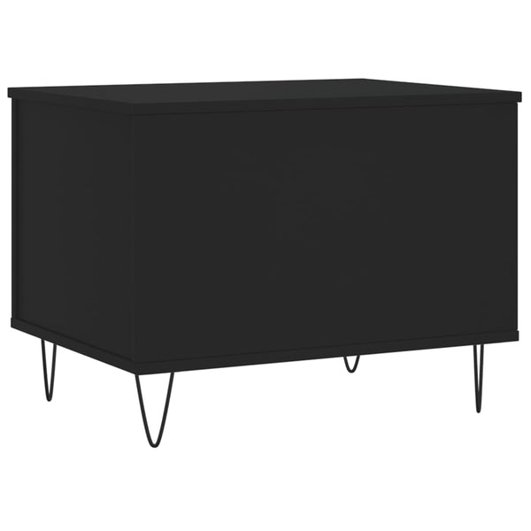 Schwarzer Couchtisch Lagusi 60x44,5x45cm (Holz)