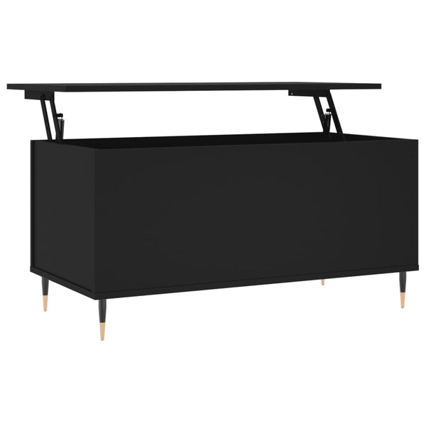 Couchtisch Aloma Schwarz 90x44,5x45cm (Holz)