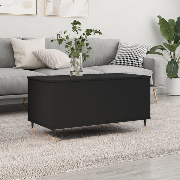 Couchtisch Aloma Schwarz 90x44,5x45cm (Holz)