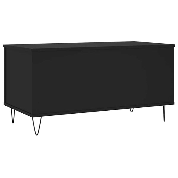 Musta sohvapöytä Luchetia 90x44,5x45cm (puinen)
