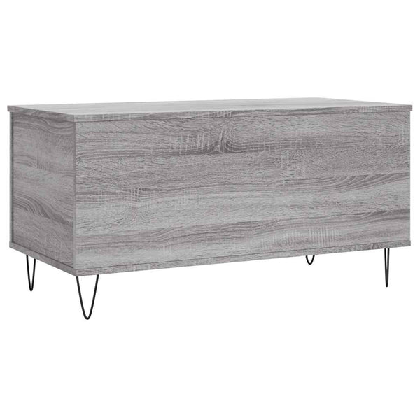 Harmaa sohvapöytä Luchetia 90x44,5x45cm (puinen)