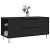 Schwarzer Couchtisch Nicoleti 102x44,5x50cm (Holz)