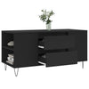 Schwarzer Couchtisch Nicoleti 102x44,5x50cm (Holz)