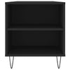 Schwarzer Couchtisch Nicoleti 102x44,5x50cm (Holz)