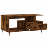 Couchtisch Zaliha aus geräucherter Eiche 90x49x45cm (Holz)