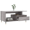Grauer Couchtisch Zaliha 90x49x45cm (Holz)
