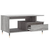 Grauer Couchtisch Zaliha 90x49x45cm (Holz)