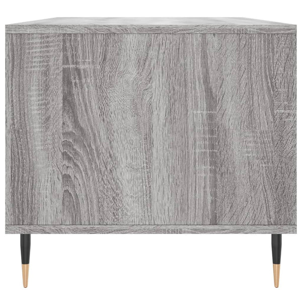 Grauer Couchtisch Zaliha 90x49x45cm (Holz)