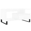 Weißer Couchtisch Godrocenco 90x49x45cm (Holz)