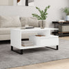 Weißer Couchtisch Godrocenco 90x49x45cm (Holz)