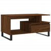 Brauner Couchtisch Godrocenco 90x49x45cm (Holz)