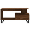 Brauner Couchtisch Godrocenco 90x49x45cm (Holz)