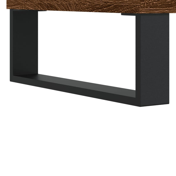Brauner Couchtisch Godrocenco 90x49x45cm (Holz)