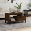 Brauner Couchtisch Godrocenco 90x49x45cm (Holz)