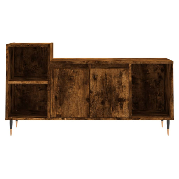 Räucher-Eichenholz-TV-Schrank Telian 100x35x55cm (Holz)