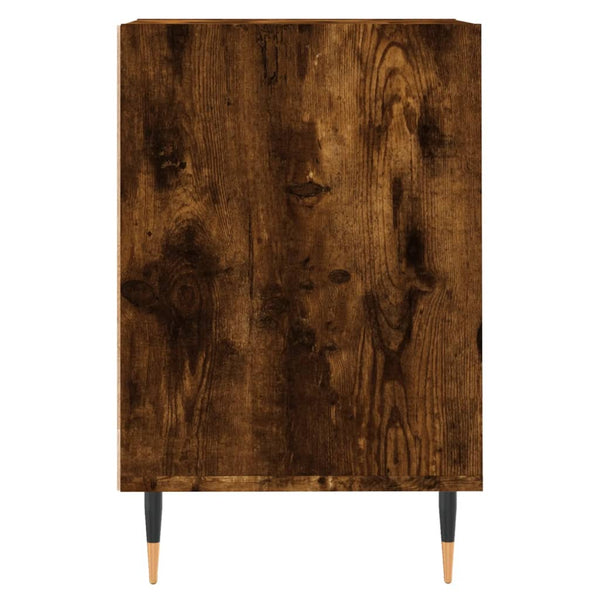 Räucher-Eichenholz-TV-Schrank Telian 100x35x55cm (Holz)