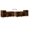 Räucher-Eichenholz-TV-Schrank Telian 100x35x55cm (Holz)