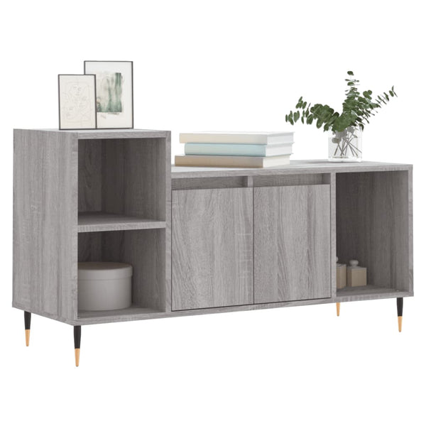 Harmaa tv-taso Telian 100x35x55cm (puinen)
