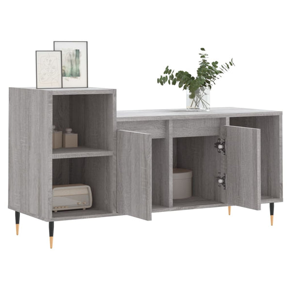 Harmaa tv-taso Telian 100x35x55cm (puinen)