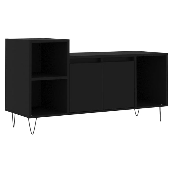 Musta tv-taso Henriete 100x35x55cm (puinen)