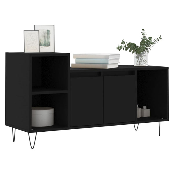 Musta tv-taso Henriete 100x35x55cm (puinen)
