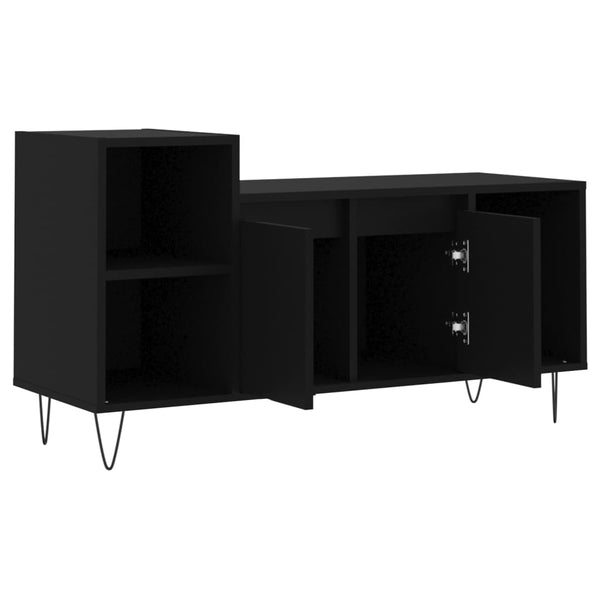 Musta tv-taso Henriete 100x35x55cm (puinen)