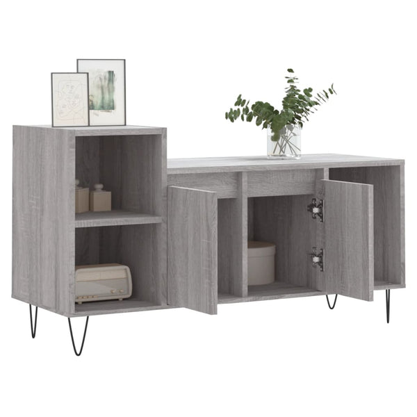 Harmaa tv-taso Henriete 100x35x55cm (puinen)