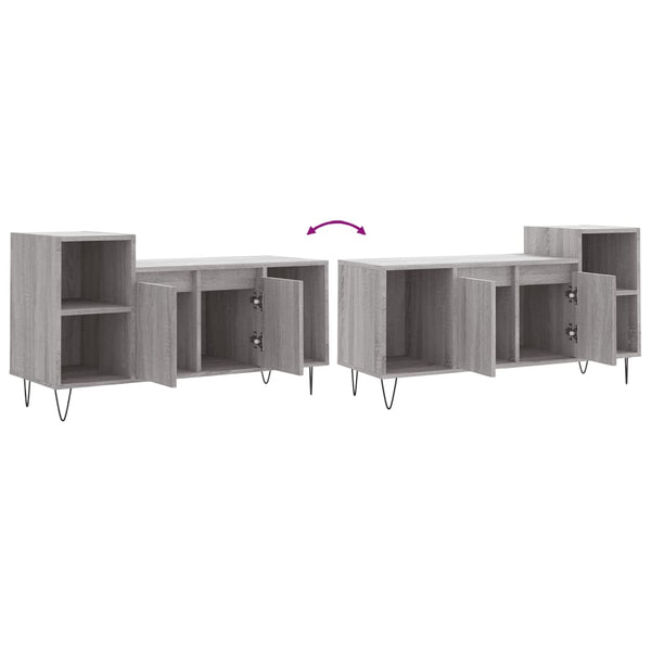 Harmaa tv-taso Henriete 100x35x55cm (puinen)