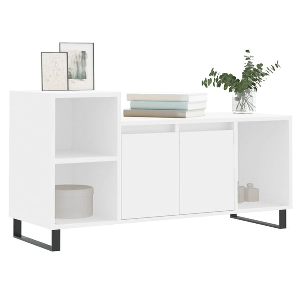 Weißes TV-Lowboard Anitra 100x35x55cm (Holz)