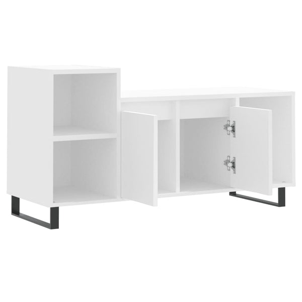 Weißes TV-Lowboard Anitra 100x35x55cm (Holz)