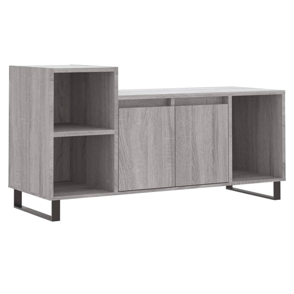 Graues TV-Möbel Anitra 100x35x55cm (Holz)