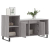 Graues TV-Möbel Anitra 100x35x55cm (Holz)