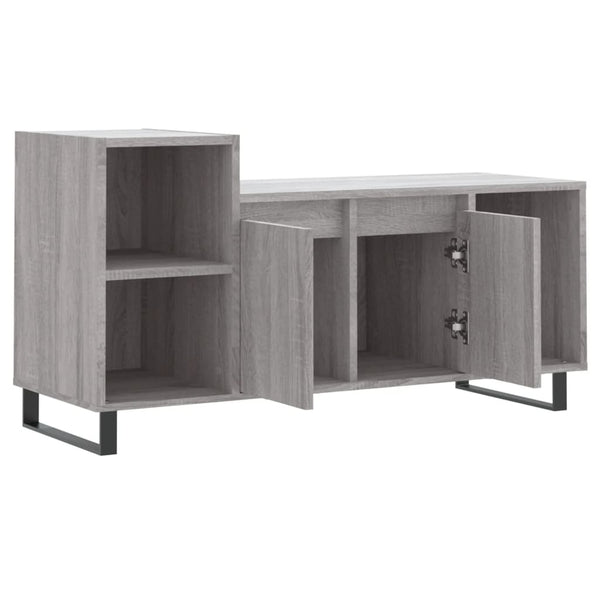 Graues TV-Möbel Anitra 100x35x55cm (Holz)