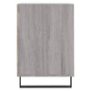 Graues TV-Möbel Anitra 100x35x55cm (Holz)