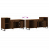 Braunes TV-Möbel Anitra 100x35x55cm (Holz)
