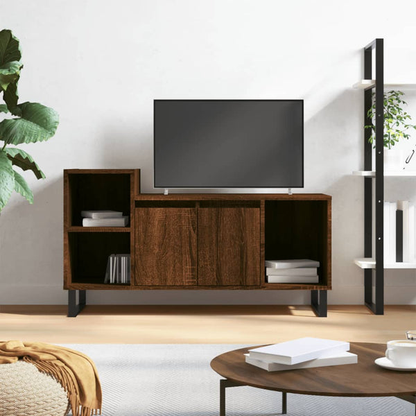 Braunes TV-Möbel Anitra 100x35x55cm (Holz)