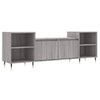 Graues TV-Möbel Kermit 160x35x55cm (Holz)