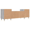 Graues TV-Möbel Kermit 160x35x55cm (Holz)