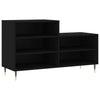 Schwarzer Schuhschrank Ciobanel 102x36x60cm (Holz)