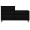 Schwarzer Schuhschrank Ciobanel 102x36x60cm (Holz)