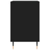 Schwarzer Schuhschrank Ciobanel 102x36x60cm (Holz)