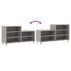 Grauer Schuhschrank Ciobanel 102x36x60cm (Holz)