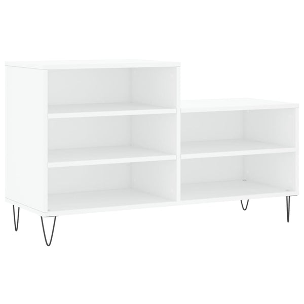 Weißer Schuhschrank Floarea 102x36x60cm (Holz)