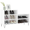 Weißer Schuhschrank Floarea 102x36x60cm (Holz)