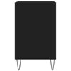 Schwarzer Schuhschrank Floarea 102x36x60cm (Holz)