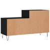 Schwarzer Schuhschrank Floarea 102x36x60cm (Holz)