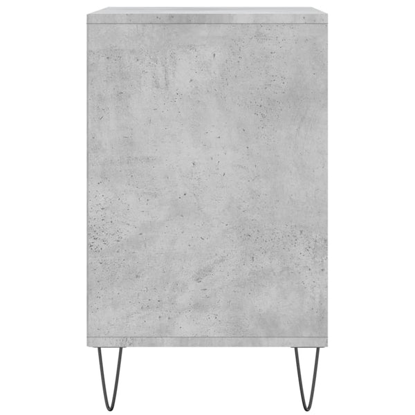 Betongrauer Schuhschrank Floarea 102x36x60cm (Holz)
