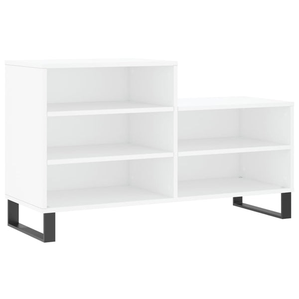 Weißer Schuhschrank Paler 102x36x60cm (Holz)
