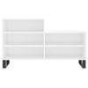 Weißer Schuhschrank Paler 102x36x60cm (Holz)